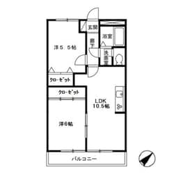 ヴァンベール鶴の物件間取画像